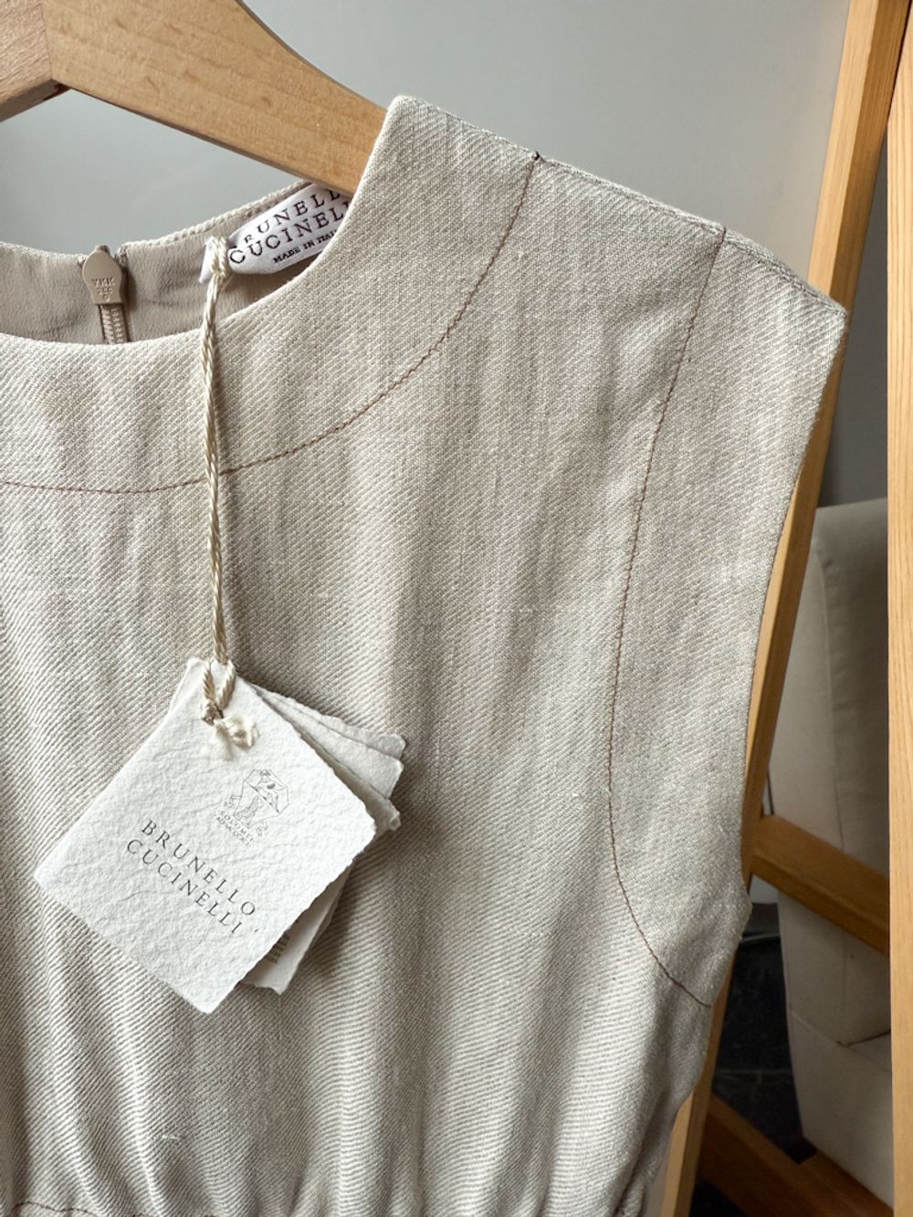 Льняное платье Brunello Cucinelli, 116