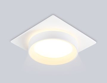 Светильник встраиваемый IP44 с высокой степенью пылевлагозащиты 1*GX53 TN6709 WH белый Techno Spot IP Protect Ambrella