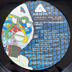 Винтажная виниловая пластинка LP The Alan Parsons Project I Robot (Германия 1977)