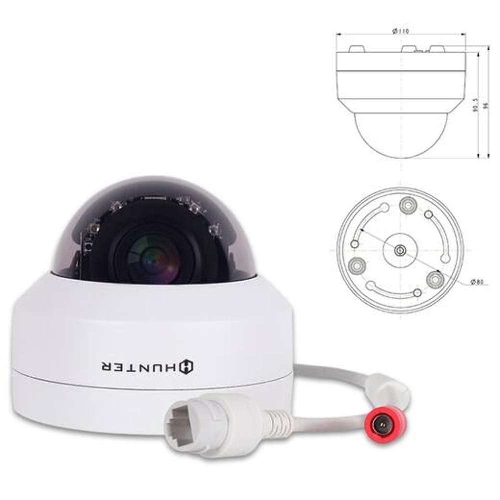 HN-IPZD307PXA4e IP видеокамера 2Mp Hunter