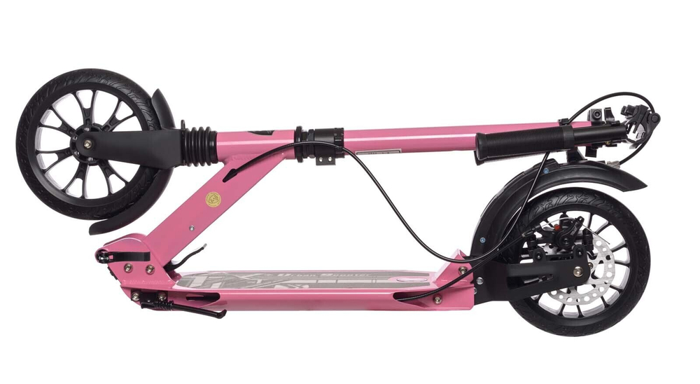 Самокат Urban Scooter Original tm Disc Lady Rose, (2024), с дисковым тормозом, складной, городской, двухколесный