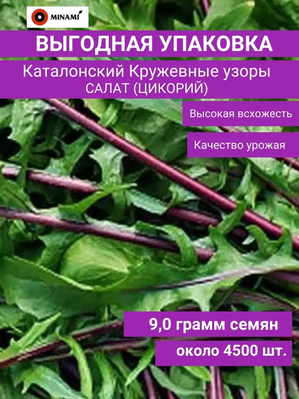 Салат цикорий Каталонский Кружевные узоры 9гр.