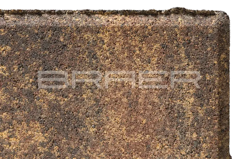 Тротуарная плитка Braer Прямоугольник, Color Mix Мальва, 40 мм
