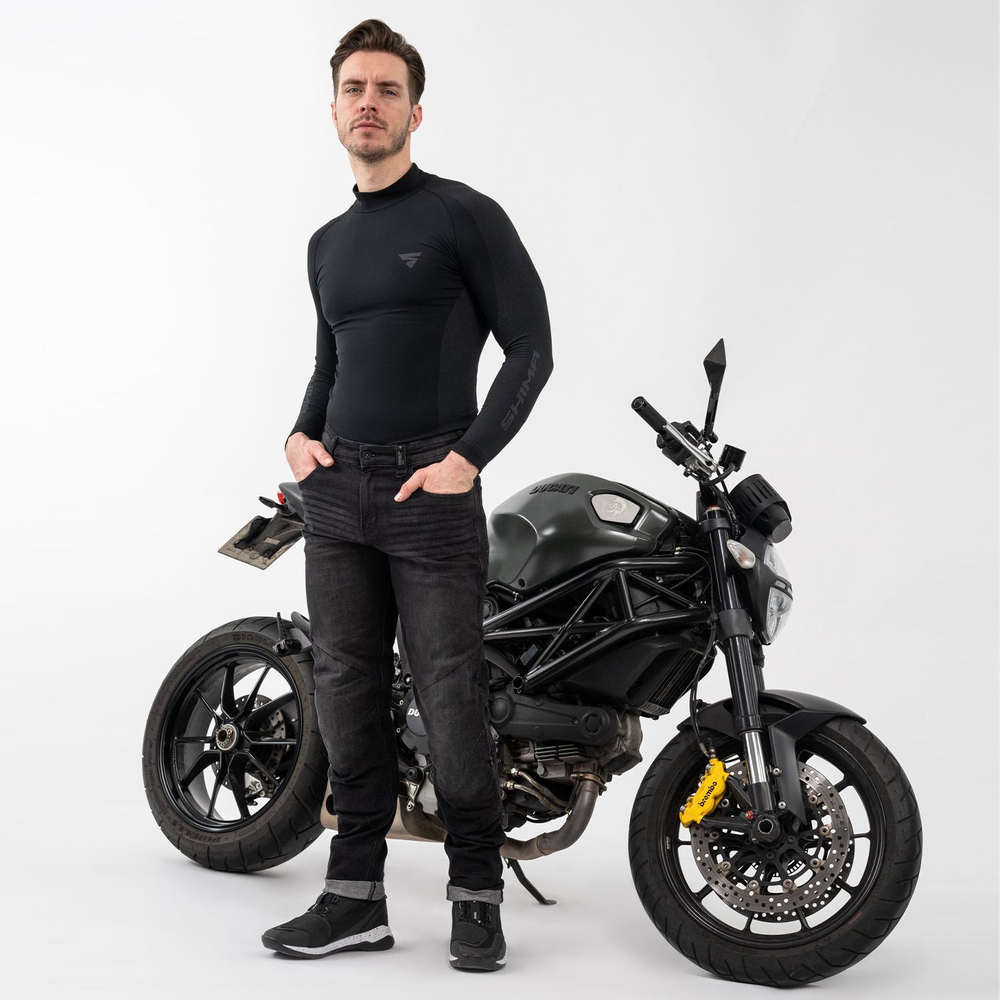 мотоджинсы SHIMA RIDER Men Black