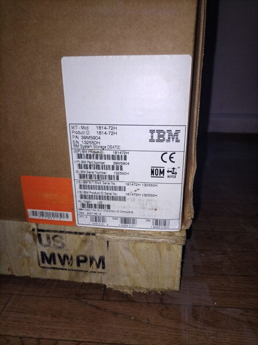 Дисковый массив IBM System Storage DS4700 - 16 x HDD MTM 1814-72H PN 39M5904