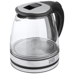 Чайник электрический 1,2л Homestar HS-1052, стекло, пластик черный