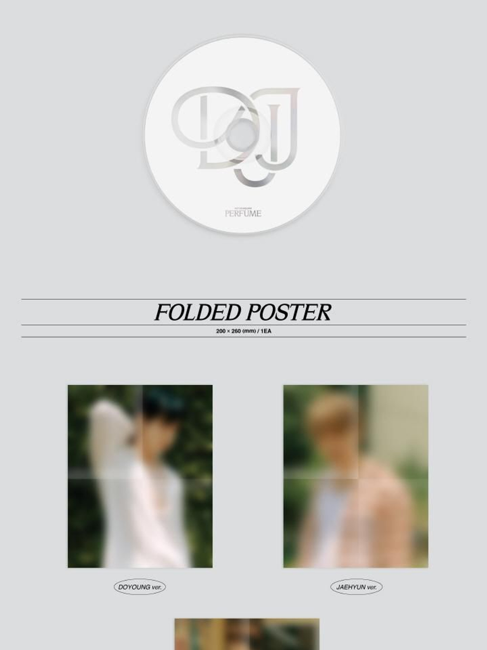 Альбом NCT DOJAEJUNG - Perfume 1st Mini Album DIGIPACK 3 Version SET