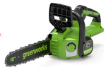 Пила аккумуляторная цепная GREENWORKS GD24CS30K4 2007007UB