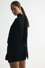 Мини-платье с рукавами «летучая мышь» и завязками - H&M