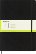 Блокнот Moleskine CLASSIC SOFT XXL (QP643) формат A4, 192стр. без линовки, мягкая обложка, черный