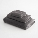 Полотенце из органического хлопка Pure Cotton 80х150 темно-серый