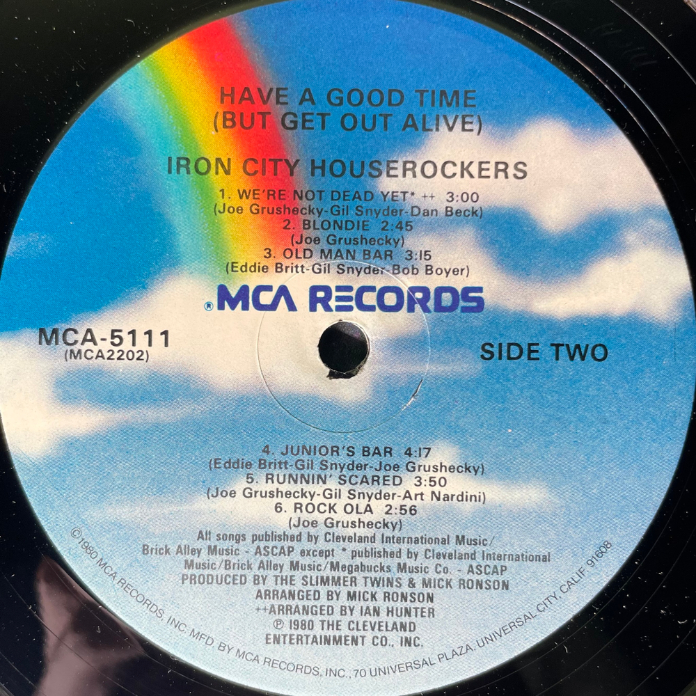 Iron City Houserockers ‎– Have A Good Time (США 1980г.)