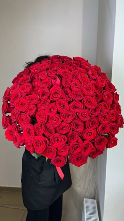 101 крупная роза