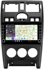 Магнитола для Lada Priora 2007-2013 (рамка черная) - Kuberg OL-9066-1 (кнопки и крутилки) Android 13, Быстрая, CarPlay, 4G SIM-слот