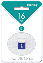 Флеш-накопитель 16 Gb Smartbuy Lara Blue