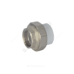 Муфта PP-R комбинированная разъемная белая Дн 20х3/4" ВР VALFEX 10155120