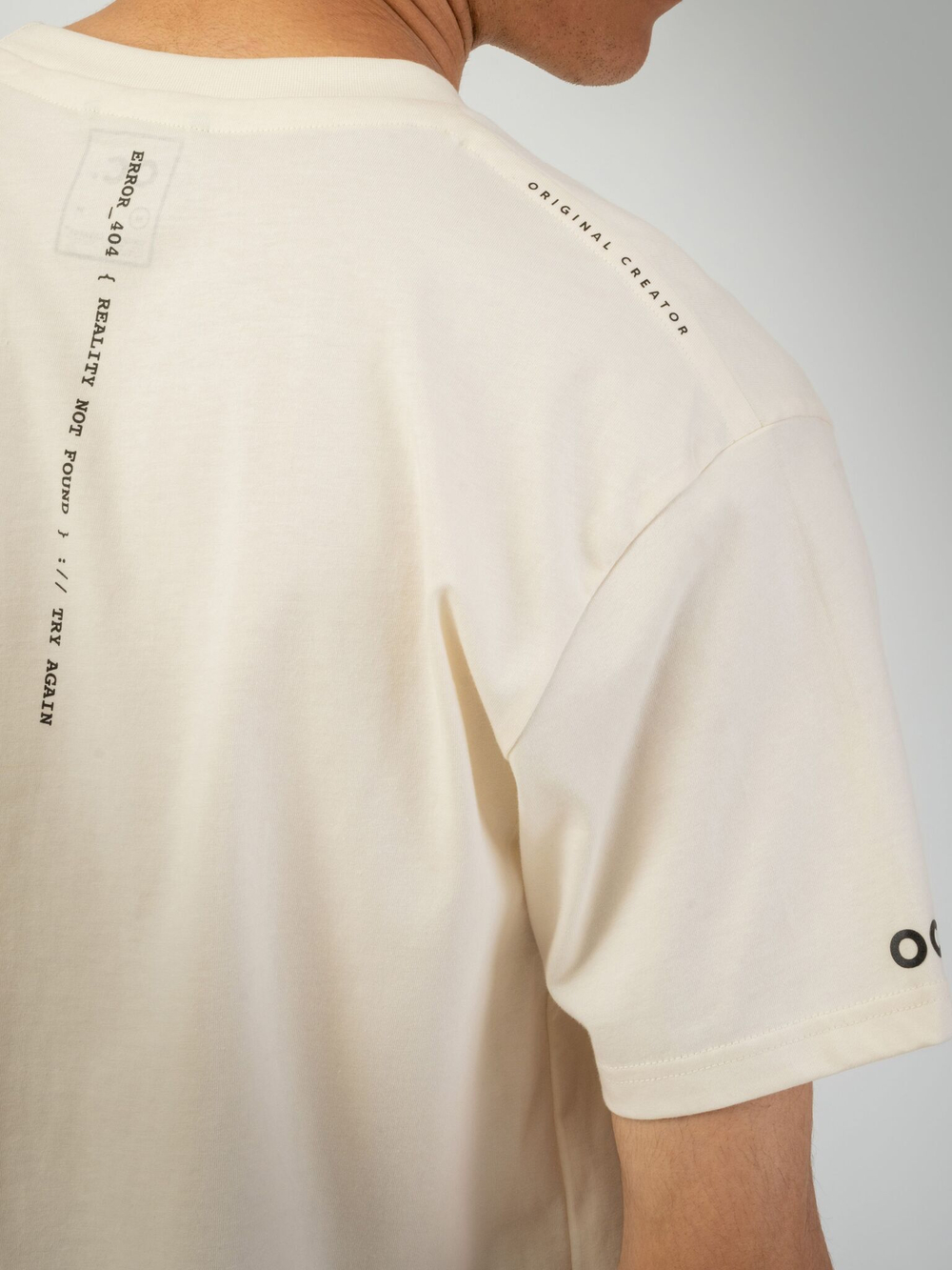 Футболка мужская ORIGINAL CREATOR ERROR_404 T-SHIRT, Молочный