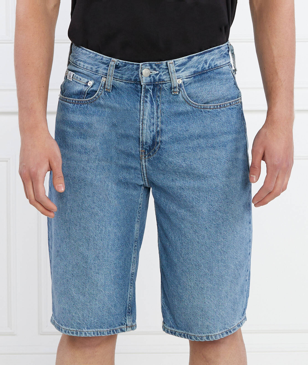 Шорты 90S LOOSE SHORT CALVIN KLEIN JEANS - голубой(J30J322778)