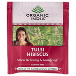 Organic India, Tulsi Tea, гибискус, без кофеина, 18 пакетиков для заваривания, 36 г (1,27 унции)