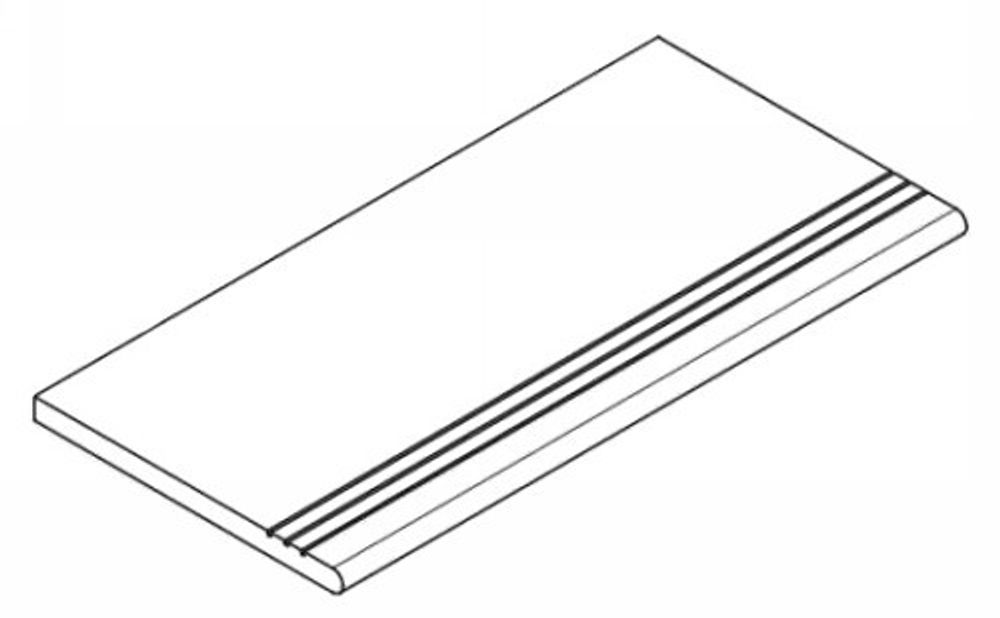 Ступень Закруг. Room Black Gradino Round Grip X2 30x60 Dx