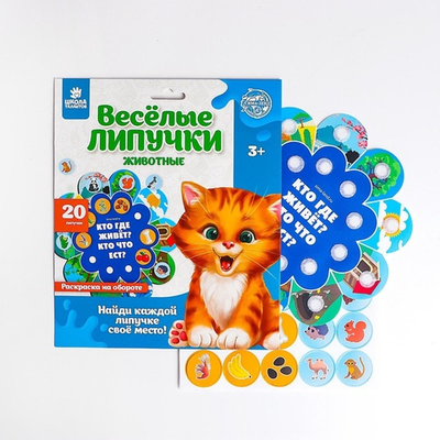 Веселые липучки, игра «Обучающий круг»