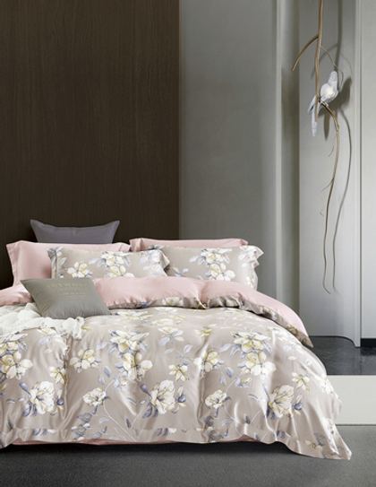 Постельноe белье 1.5 спальное Luxe Dream Peony T1006S