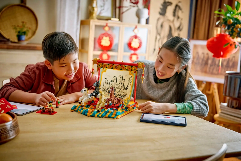 Конструктор LEGO 80119 Galloping Horses Canvas