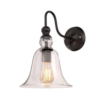 Бра 1*Е27 LOFT1812W чёрный Glass Bell LOFT IT