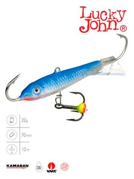 Балансир Lucky John CLASSIC 7 с тр. 70мм/15H блистер
