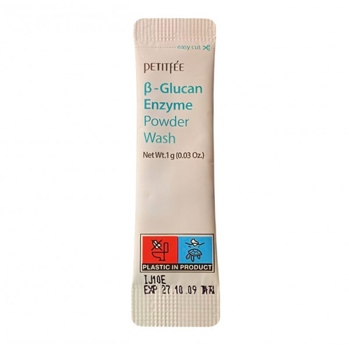 Petitfee B-Glucan Enzyme Powder Wash энзимная пудра для умывания с бета-глюканом (1 гр.)