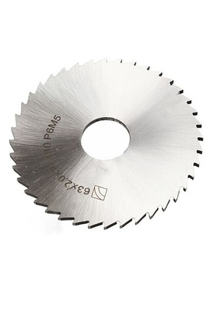 фреза отрезная ф 80*2,0 тип 2 40Z P6M5