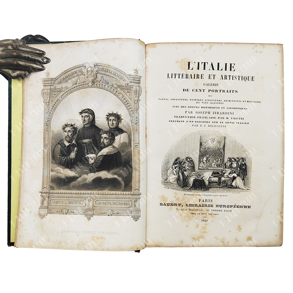 Zirardini J. L’Italie littéraire et artistique / Дзирардини Дж. Италия литературная и художественная