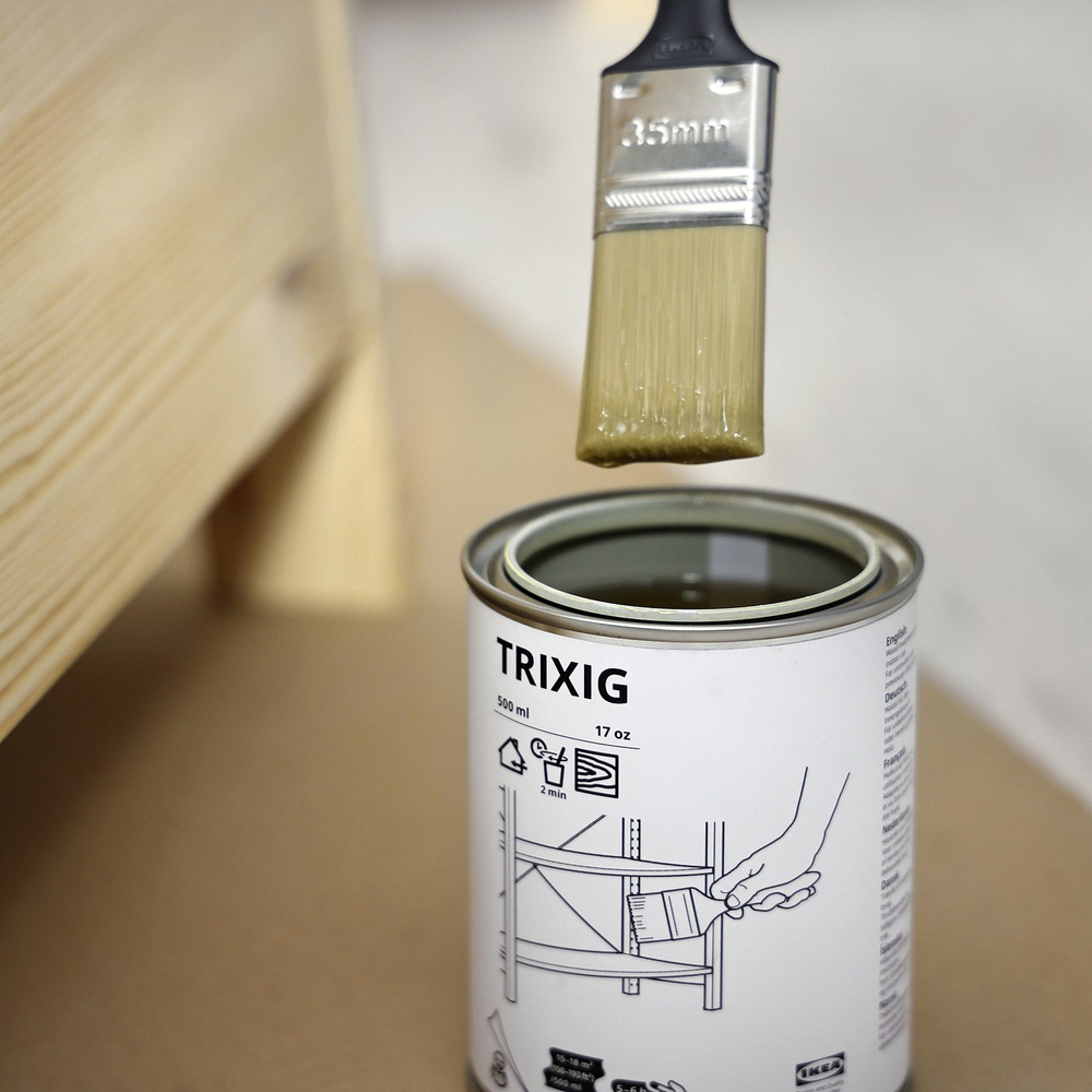 IKEA TRIXIG  (ИКЕА ТРИКСИГ)  -  Масло для дерева для использования внутри помещений 500 мл