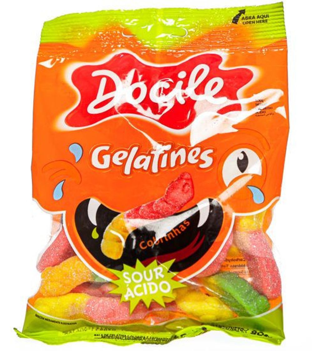 Жевательный мармелад Docile GELATINES SOURWORMS (ЧЕРВЯЧКИ со вкусом ягод и фруктов) 80 грамм 1/24