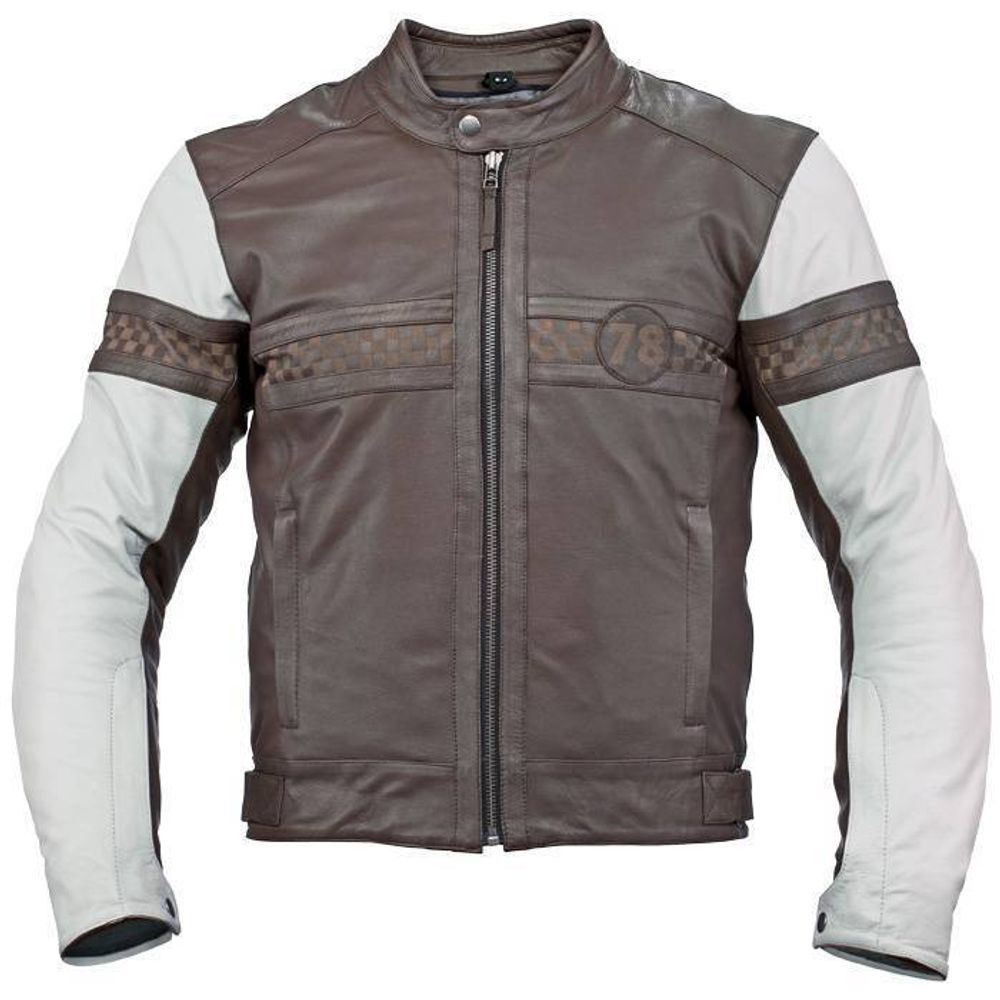Куртка кожаная AXO Vintage Marrone S