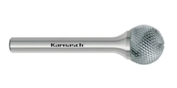 Борфреза твердосплавная Karnasch форма D, 6х4,8х6х50 мм, насечка HP-3 PRO, покрытие Green-Tec, арт. 11.6093-010