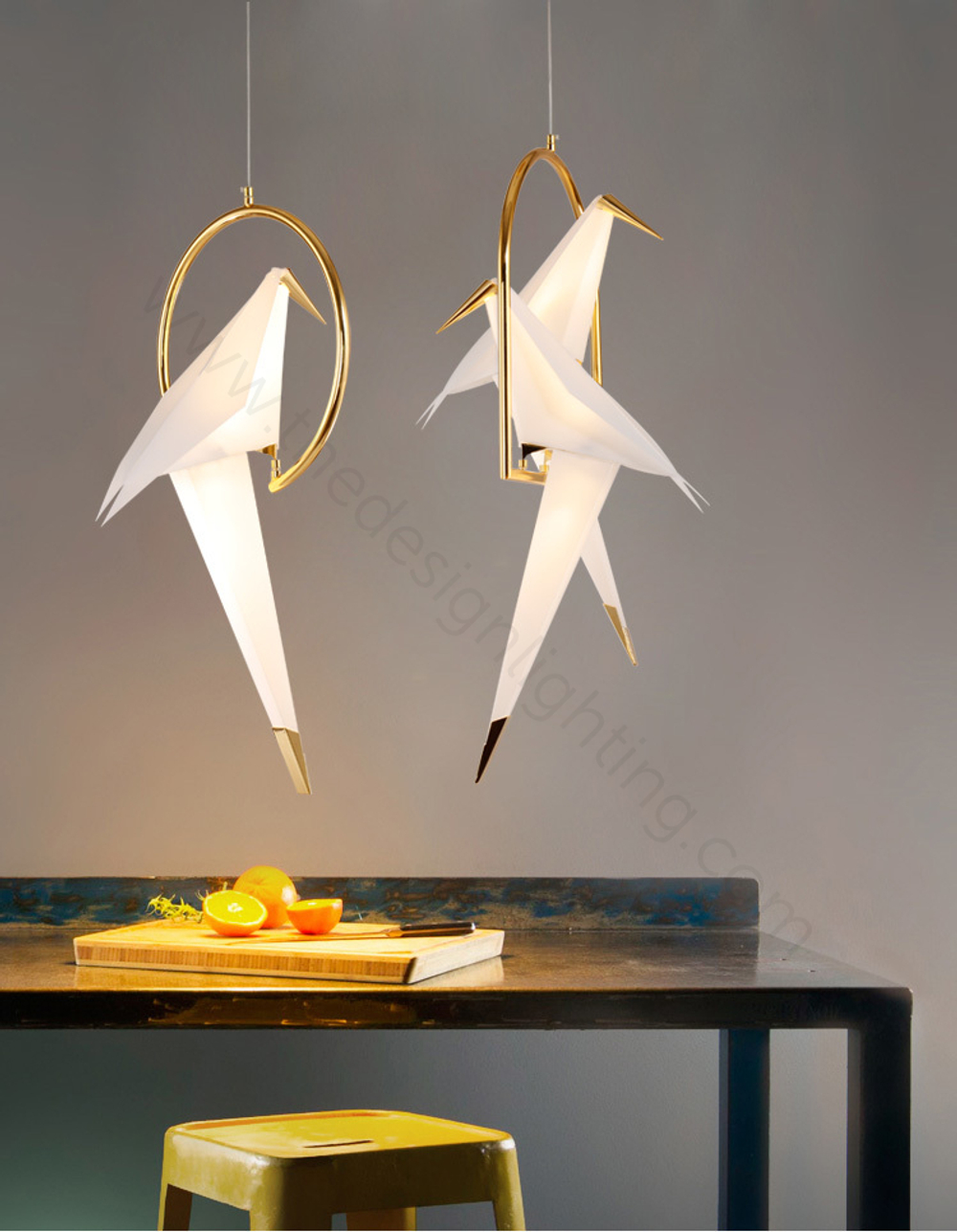 Pendant design lamp  PERCH by Moooi (2 lampshade )