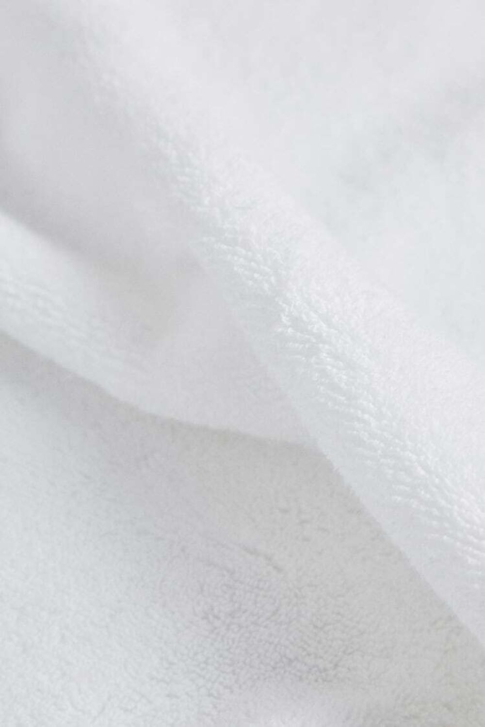 ZARA HOME МЯГКОЕ ХЛОПКОВОЕ ПОЛОТЕНЦЕ, БЕЛЫЙ