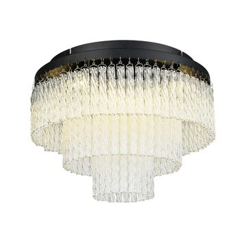 Люстра потолочная 11*G9 6576/11CR чёрный/прозрачный Spirals Lumion