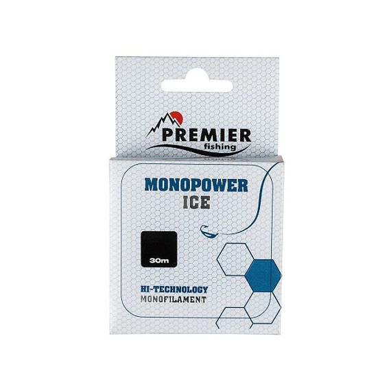 Леска MONOPOWER ICE 0,28mm/30m Clear Nylon (PR-MI-T-028-30) PREMIER fishing