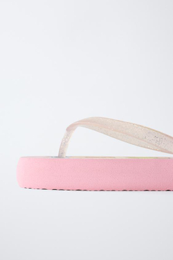 ZARA ШЛЕПАНЦЫ CAPIBARA CAPYFUN ©, РОЗОВЫЙ
