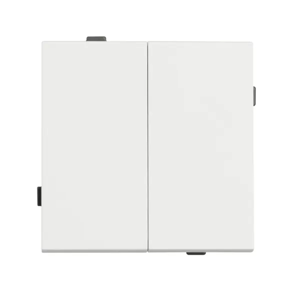 Механизм выключателя двухклавишный непроходной SWT-TENDO-MK02-SFPL-WH (230V, 10A) (Arlight, -) 054547