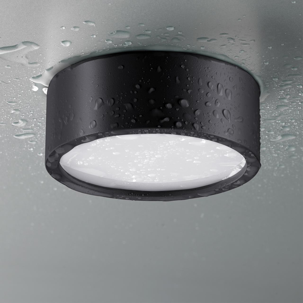 358904 SPOT NT22 588 черный Встраиваемый влагозащищенный светильник IP54 LED 4000K 10W 220V MAY