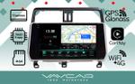 Магнитола для Toyota Land Cruiser Prado 150 2017-2023 - Vaycar VA77-1053-2K на Android 13, Быстрая, 2K QLED, CarPlay,4G SIM-слот
