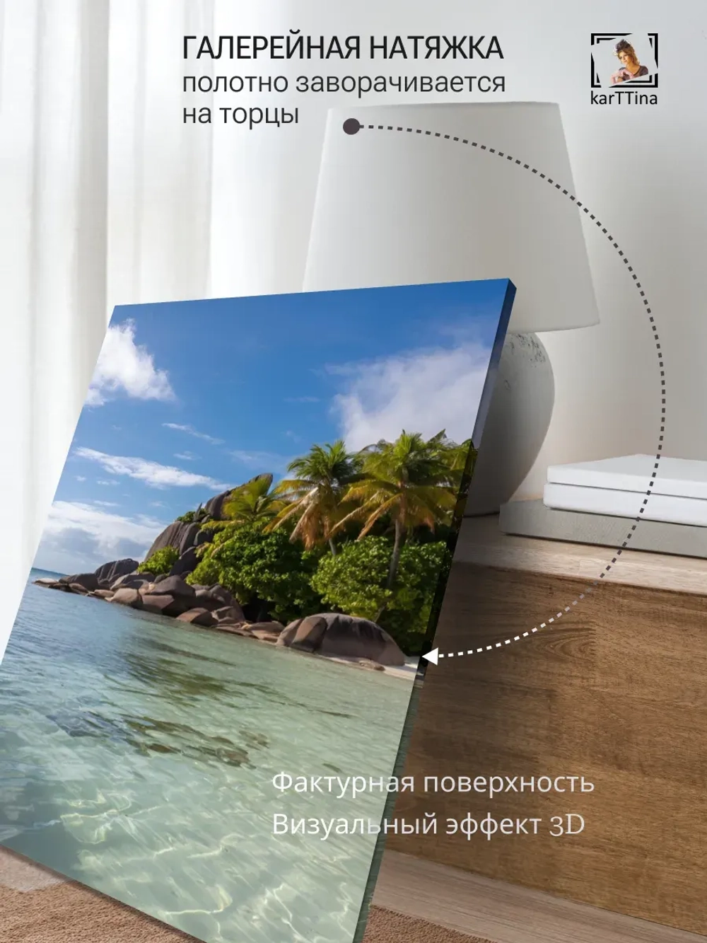 Картина на стену Водная гладь 30х40см 1шт.
