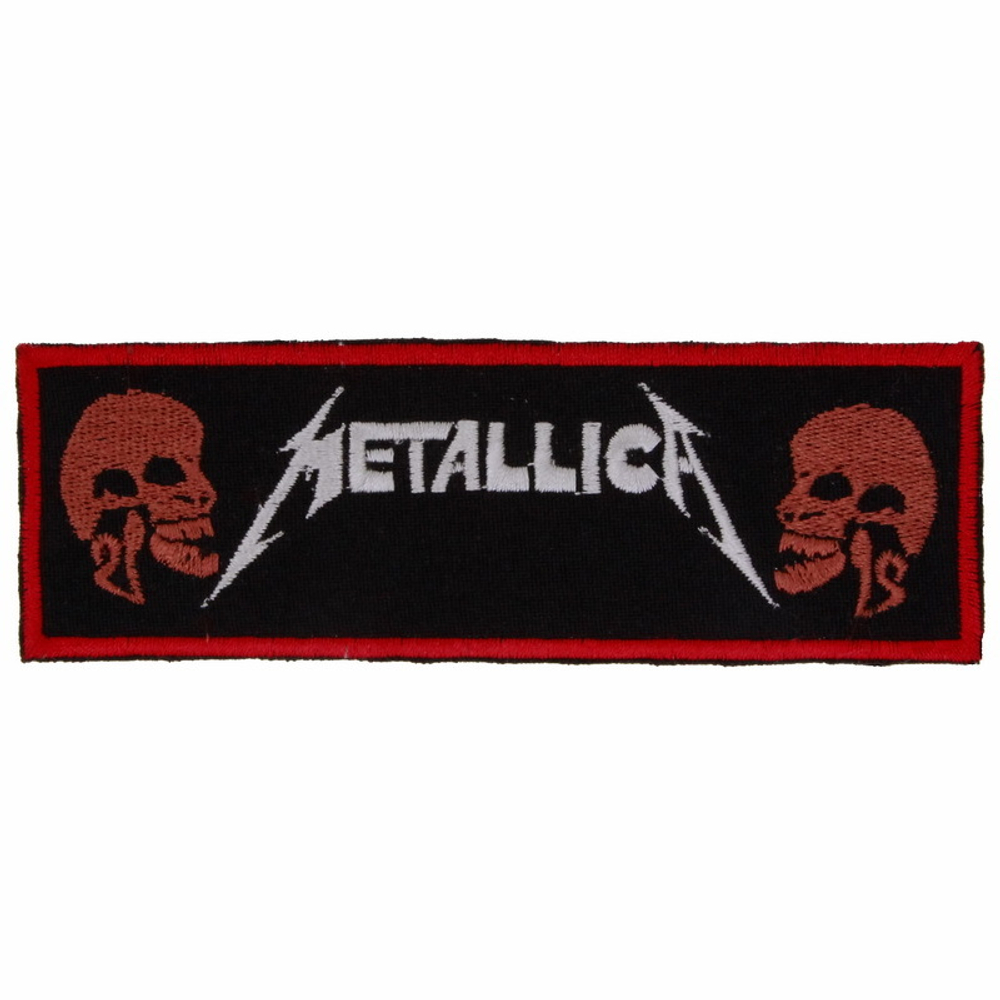 Нашивка Metallica лого/черепа (261)