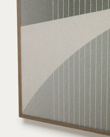 Абстрактная картина Imaro в зеленовато-сером цвете, 50 x 70 см