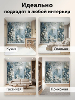 3D Фотообои на стену Глубоководный риф с медузой