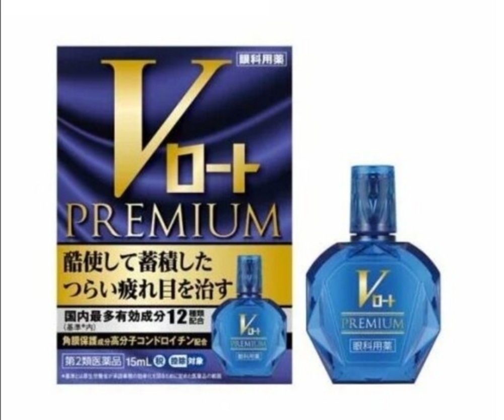 ROHTO V PREMIUM ЯПОНСКИЕ КАПЛИ С 12 АКТИВНЫМИ КОМПОНЕНТАМИ