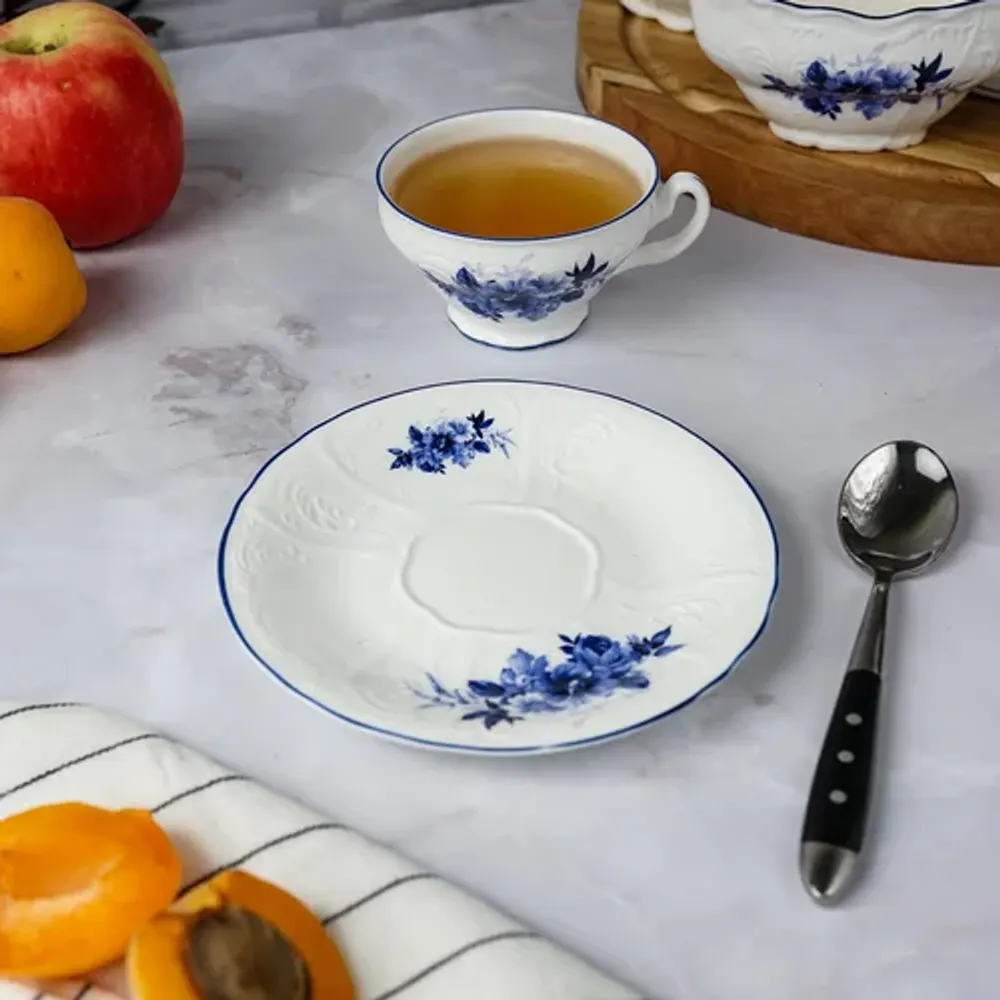Кофейная пара 90 мл d 7,9 см h5,8 см Blue Flower P.L. Proff Cuisine [6]